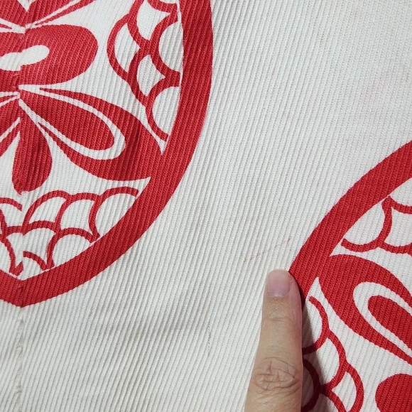 Vintage Wrap Skit Medium Cutom Made Pink And Cream A-Line Skirt See Pictures - Picture 12 of 12